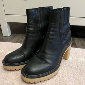 Dolce Vita Black Heeled Boots